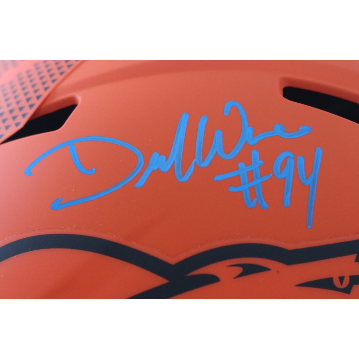DeMarcus Ware Full Size Helmet - Signed Denver Broncos Rave Edition
