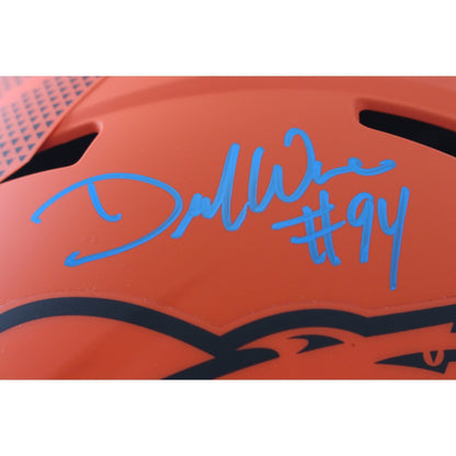 DeMarcus Ware Full Size Helmet - Signed Denver Broncos Rave Edition