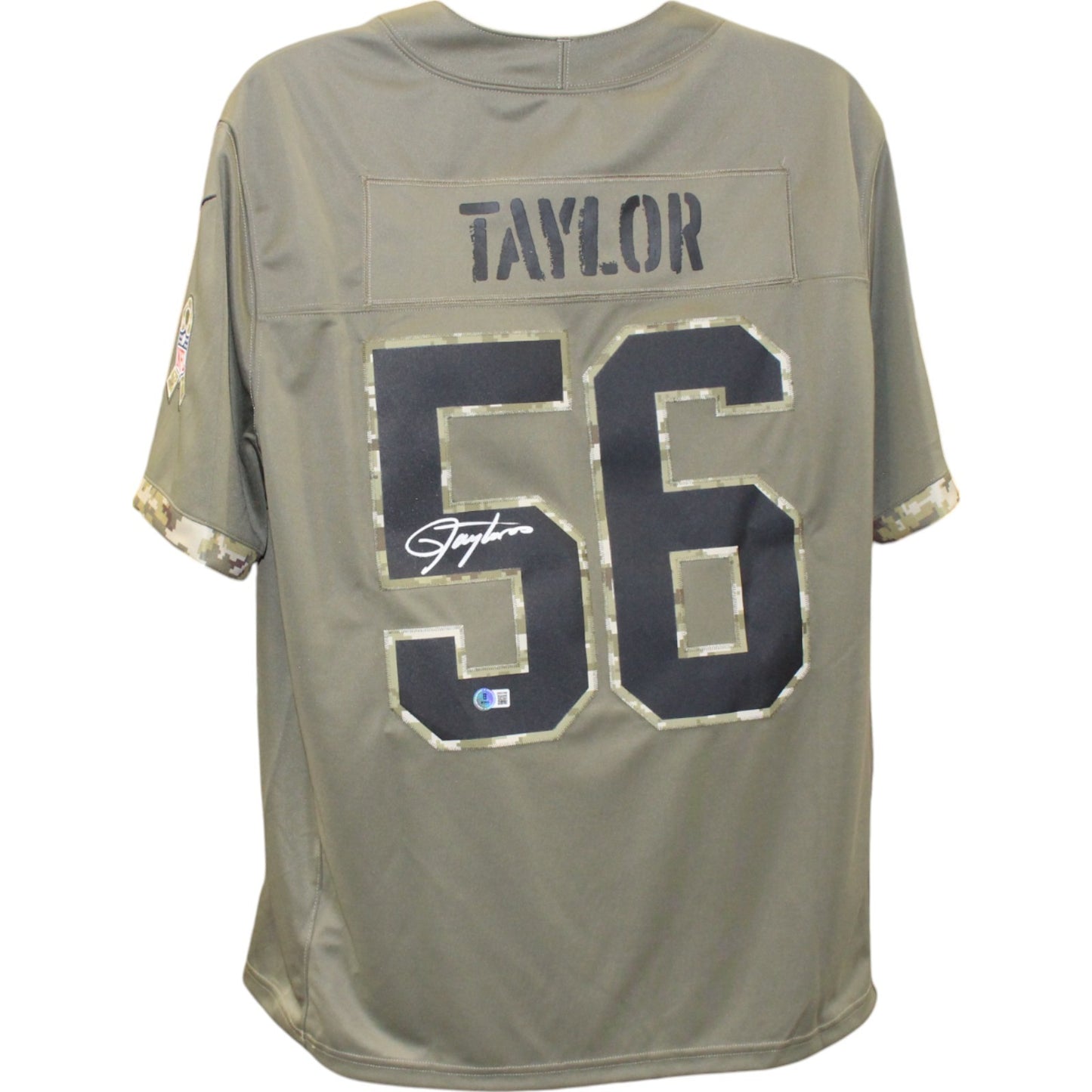 Lawrence Taylor New York Giants Autographed Nike Salute XL Jersey