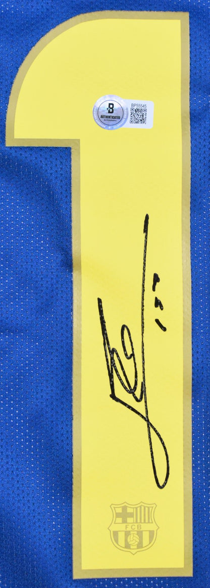 Lionel Messi Autographed FC Barcelona Home Jersey