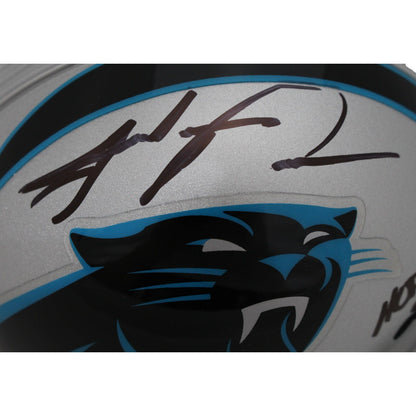 Julius Peppers Carolina Panthers Autographed VSR4 Mini Helmet (HOF 24)