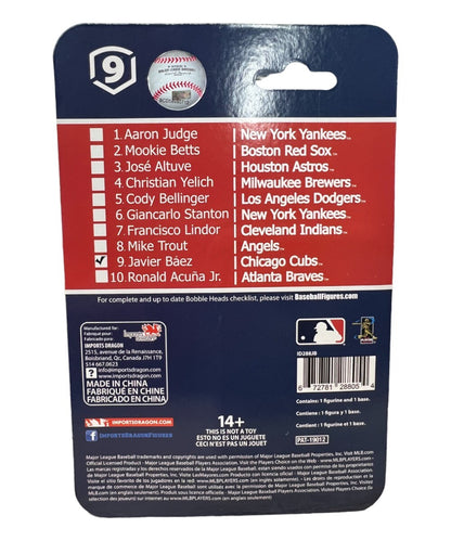 Javier Baez Signed Chicago Cubs Mini Bobblehead - Fanatics COA