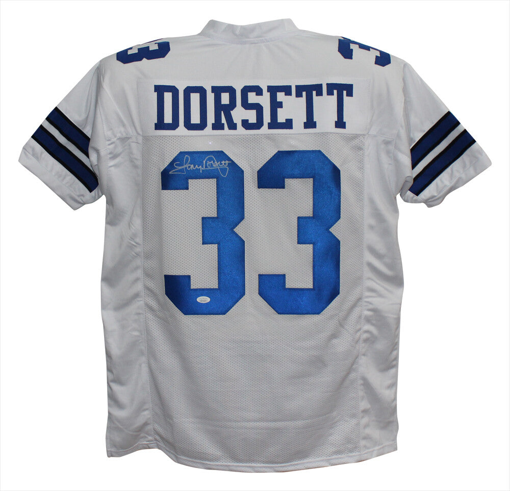 Tony Dorsett Autographed Dallas Cowboys Custom Jersey - White