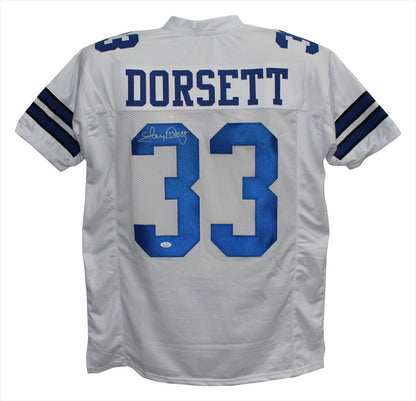 Tony Dorsett Autographed Dallas Cowboys Custom Jersey - White