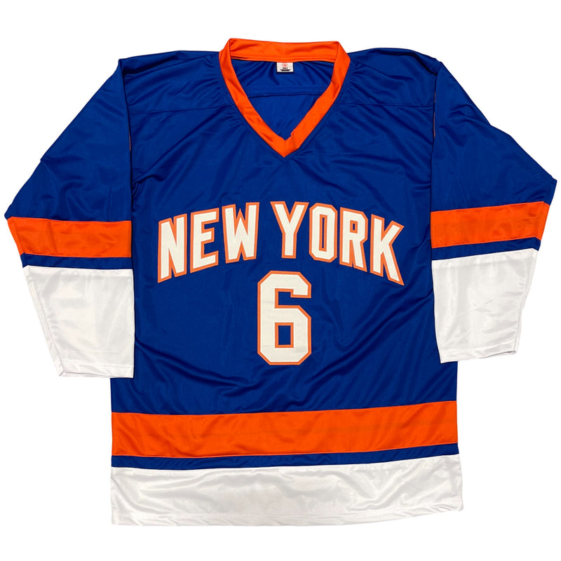 Ken Morrow Signed New York Islanders Custom Jersey (4x Stanley Cup Champs)
