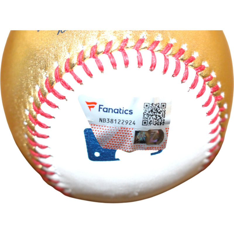 Julio Rodriguez Signed Seattle Mariners Gold OML Baseball (22 AL ROY)