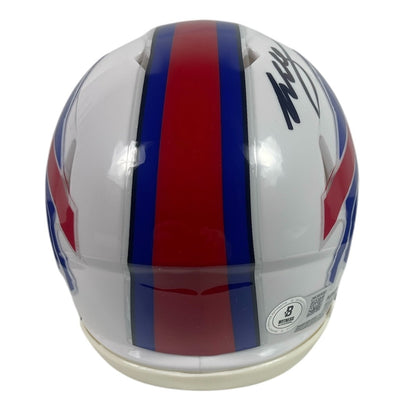 Willis McGahee Buffalo Bills Signed Speed Mini Helmet (Beckett COA)