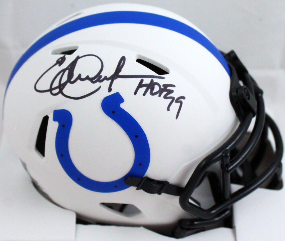 Eric Dickerson Signed Indianapolis Colts Lunar Speed Mini Helmet