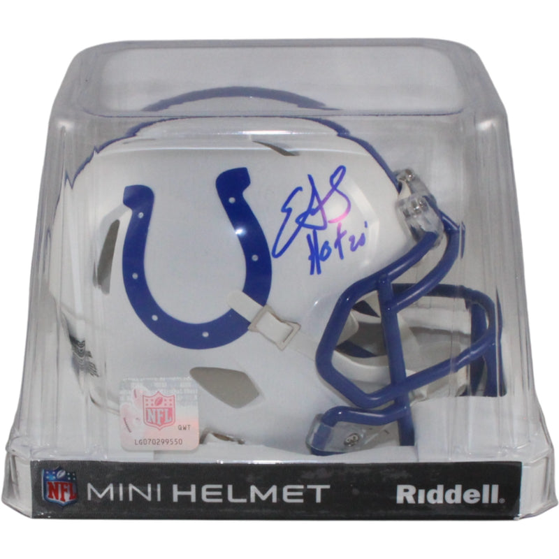 Edgerrin James Indianapolis Colts Autographed Throwback Mini Helmet (HOF)
