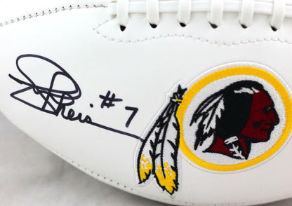 Joe Theismann Signed Washington Logo Football with MVP Inscription