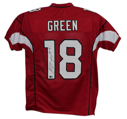 AJ Green Signed Arizona Cardinals Custom Football Jersey (Beckett COA)