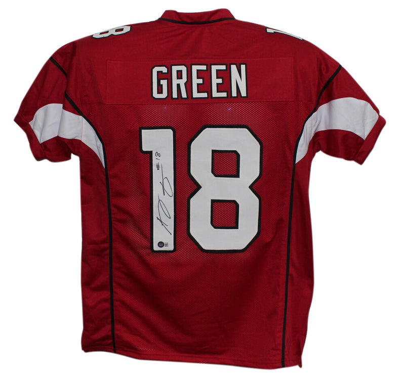 AJ Green Signed Arizona Cardinals Custom Football Jersey (Beckett COA)