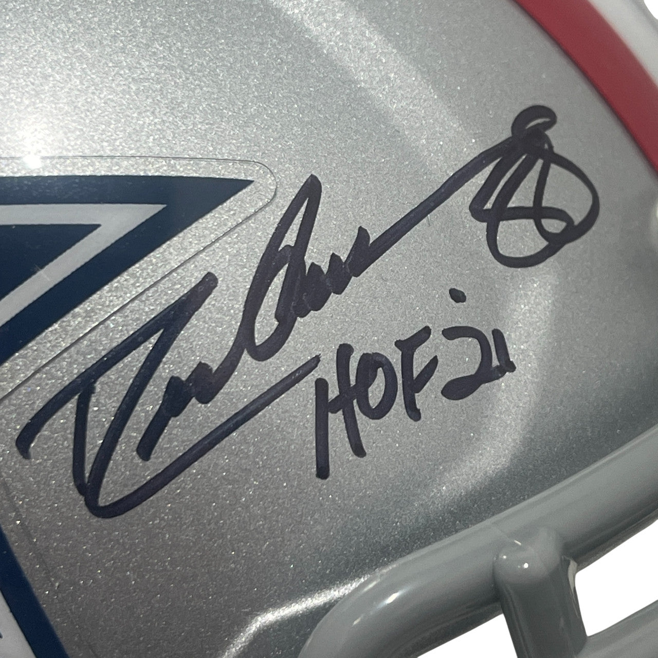 Drew Pearson Dallas Cowboys Signed Throwback Mini Helmet HOF 21