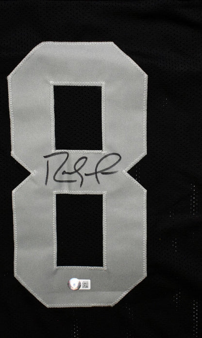 Randy Moss Autographed Oakland Raiders Black Custom Jersey