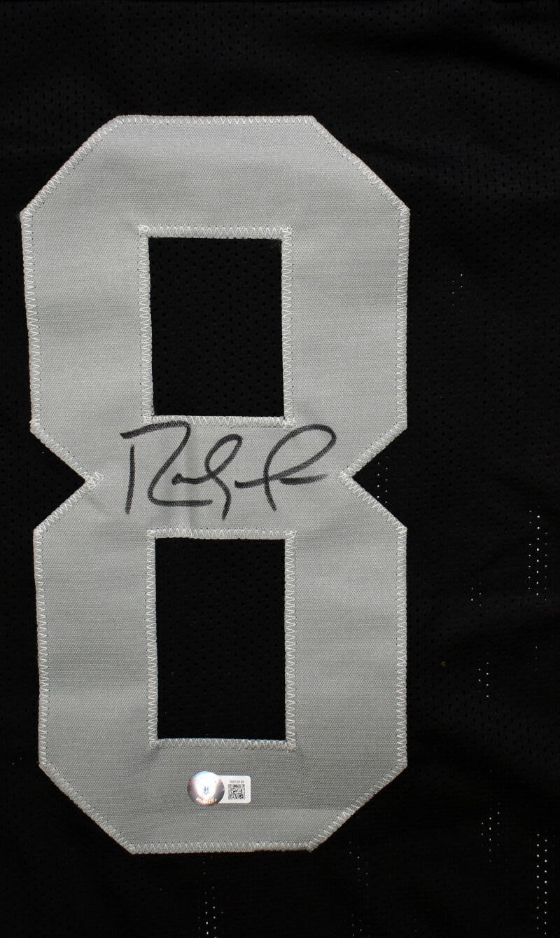 Randy Moss Autographed Oakland Raiders Black Custom Jersey
