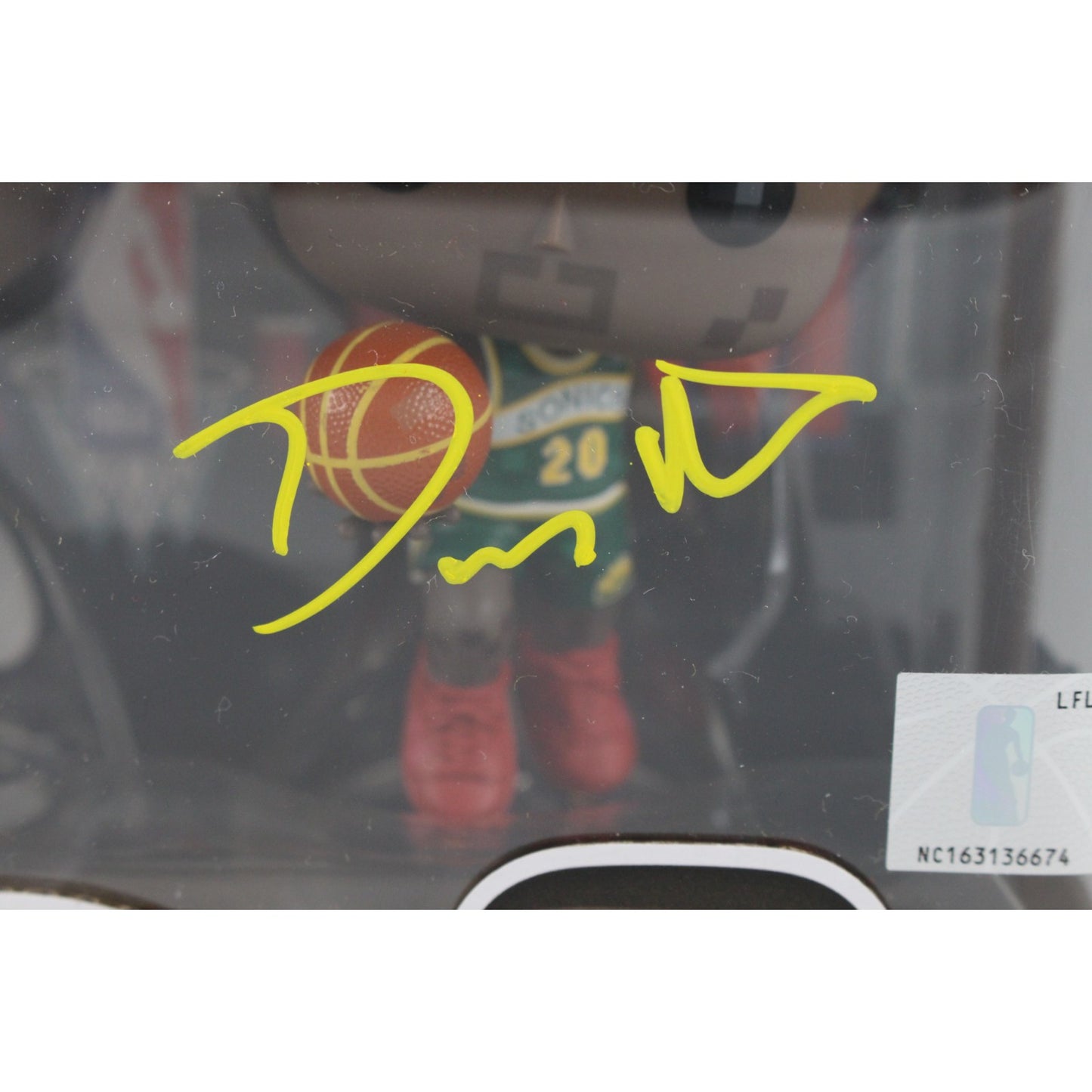 Shawn Kemp & Gary Payton Signed Seattle Supersonics NBA JAM Funko Pop