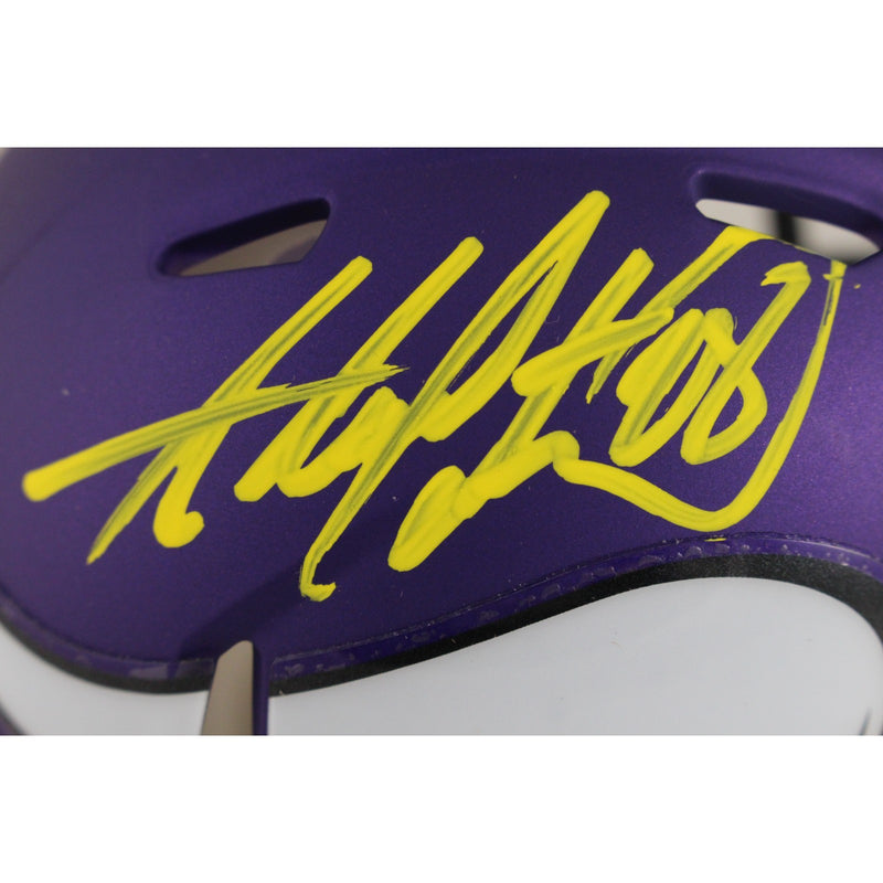 Adrian Peterson Minnesota Vikings Autographed Speed Mini Helmet