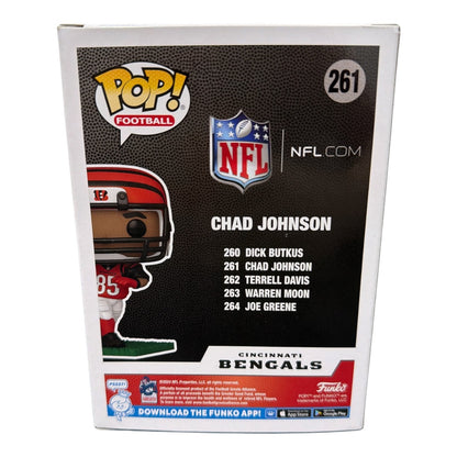 Chad Johnson Signed Cincinnati Bengals Funko Pop #261