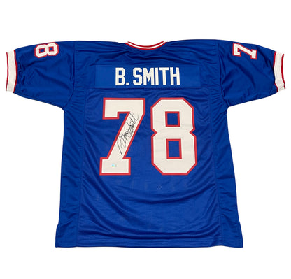 Bruce Smith Signed Buffalo Bills Custom Jersey