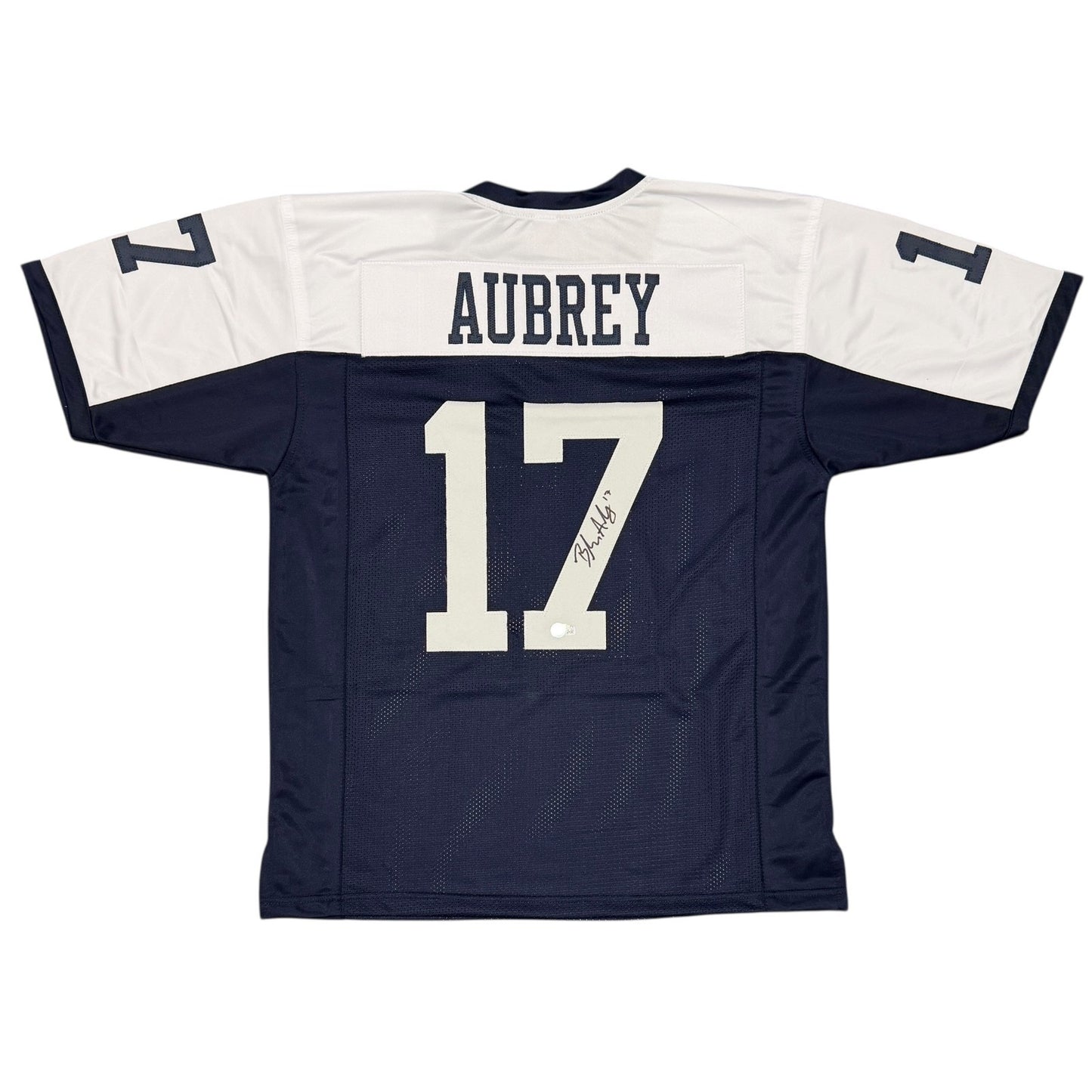 Brandon Aubrey Dallas Cowboys Signed Custom Football Jersey (Beckett COA)