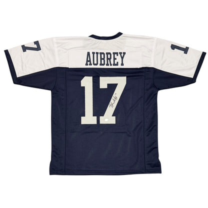 Brandon Aubrey Dallas Cowboys Signed Custom Football Jersey (Beckett COA)
