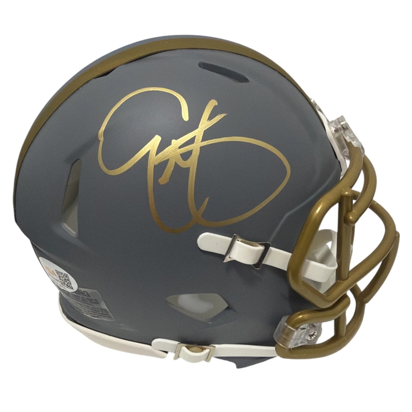 Eric Metcalf Signed Cleveland Browns Slate Mini Helmet