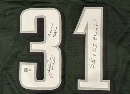 Jalen Mills Signed Philadelphia Eagles Custom Jersey (SB & GG Inscribed) BAS
