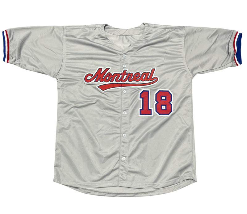 Moises Alou Signed Montreal Expos Custom Baseball Jersey