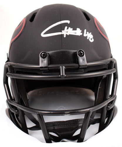 Christian Harris Signed Houston Texans Eclipse Speed Mini Helmet