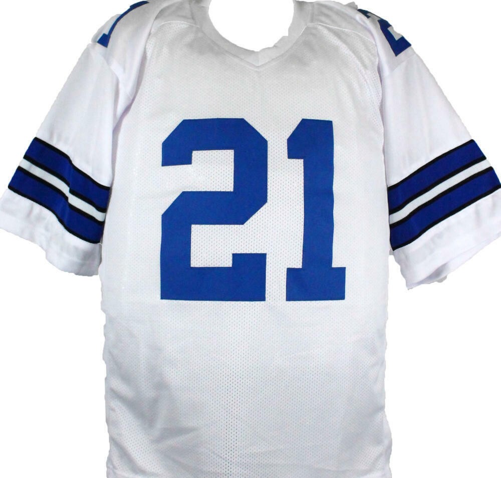 Ezekiel Elliott Autographed White Custom Football Jersey