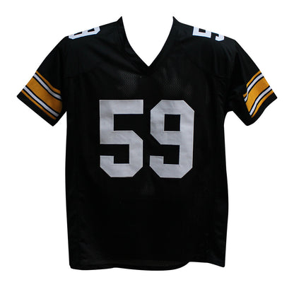 Jack Ham Pittsburgh Steelers Signed Custom Black Jersey Beckett BAS