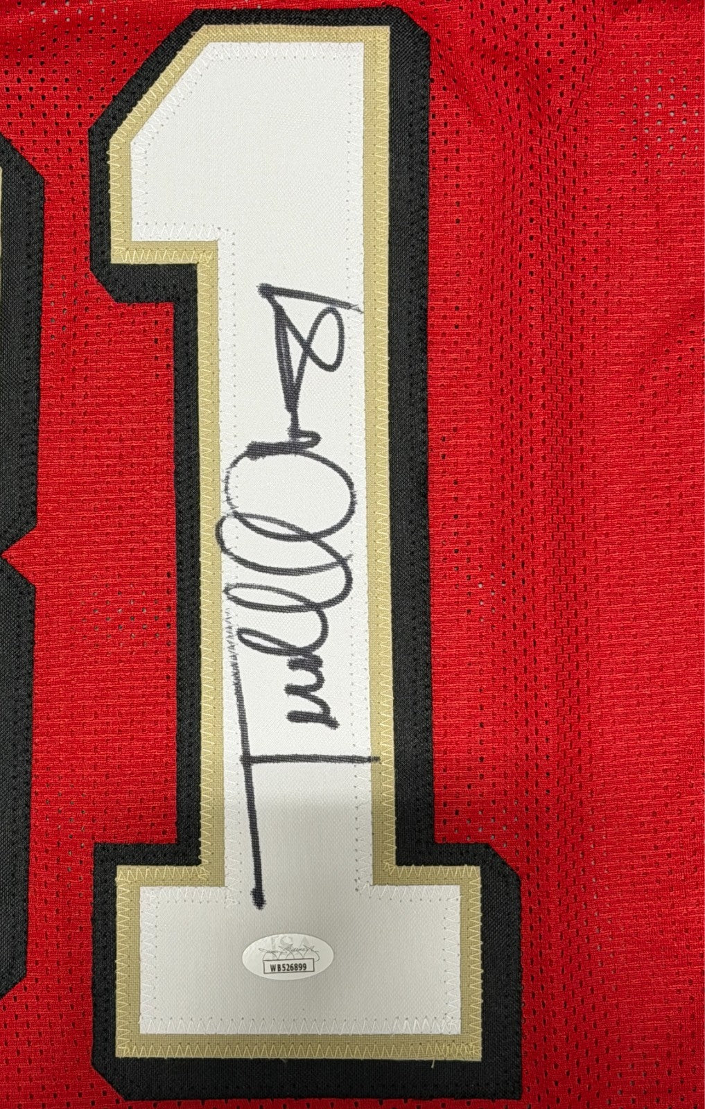 Terrell Owens San Francisco 49ers Signed Custom Stat Jersey (JSA COA)