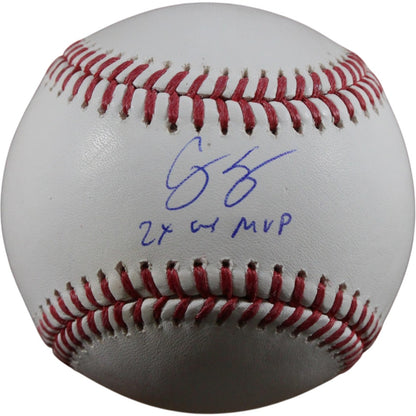 Corey Seager Autographed Texas Rangers Baseball (2x WS MVP Inscription)
