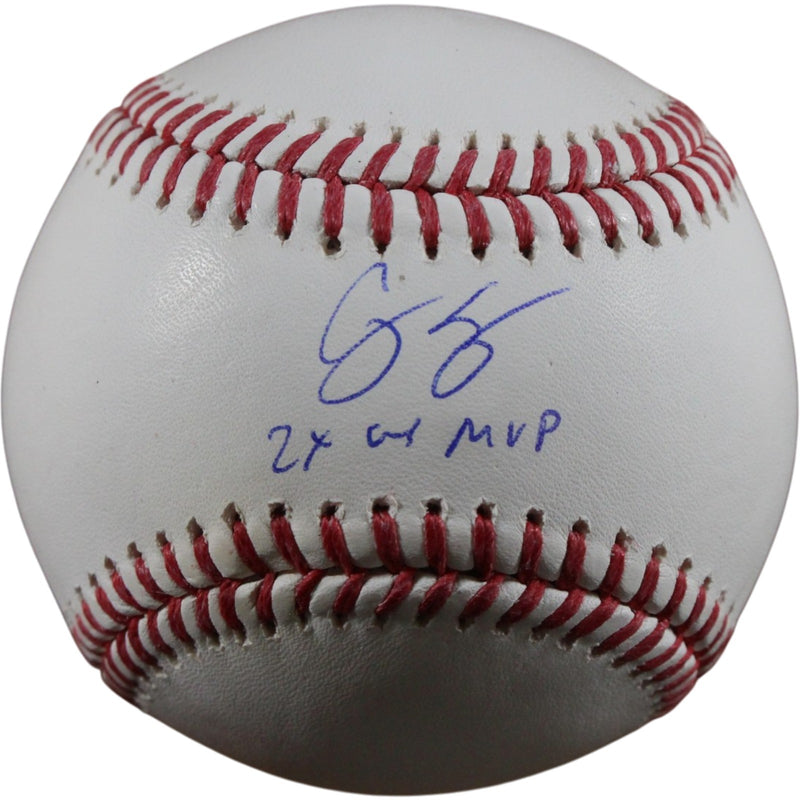 Corey Seager Autographed Texas Rangers Baseball (2x WS MVP Inscription)