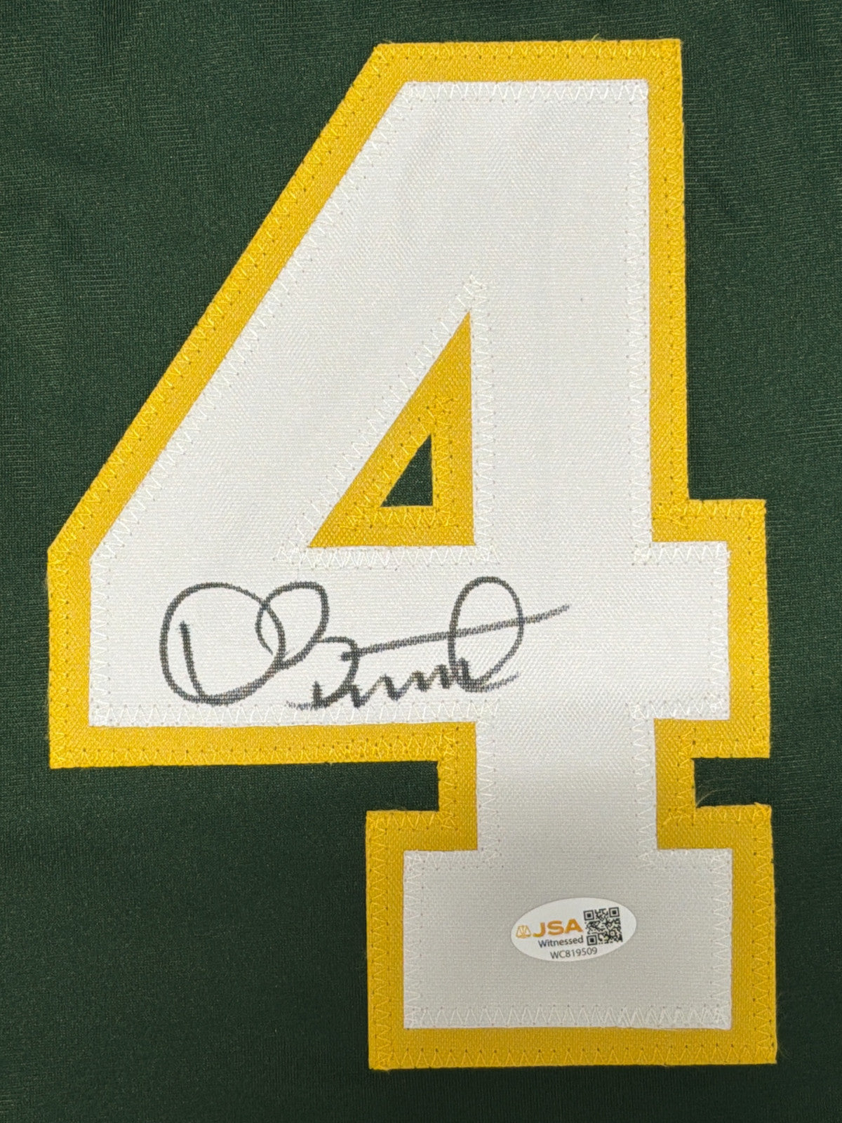 Dave Stewart Autographed Oakland Athletics Custom Jersey