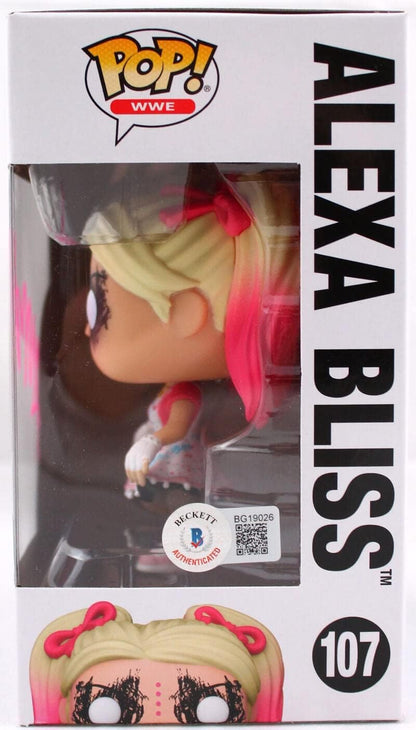 Alexa Bliss Signed Funko Pop Figurine #107