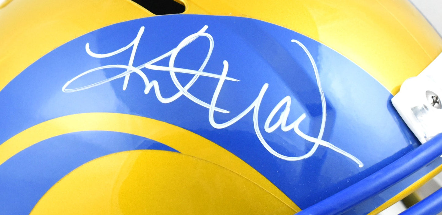 Kurt Warner Autographed St. Louis Rams Full Size Flash Speed Helmet