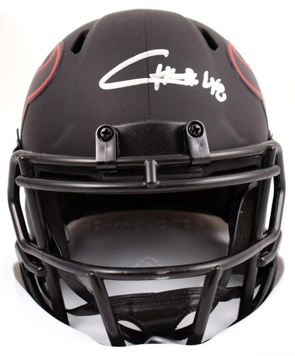 Christian Harris Signed Houston Texans Eclipse Speed Mini Helmet
