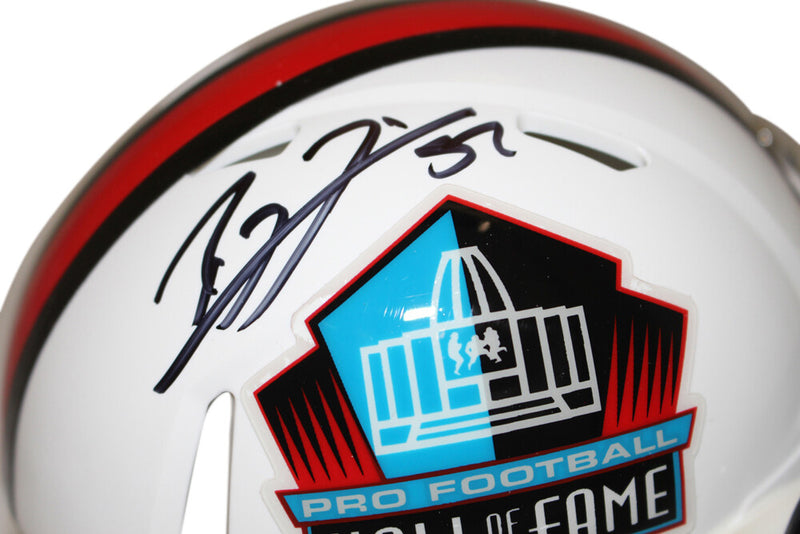 Ray Lewis Signed Baltimore Ravens Hall of Fame Speed Mini Helmet Beckett