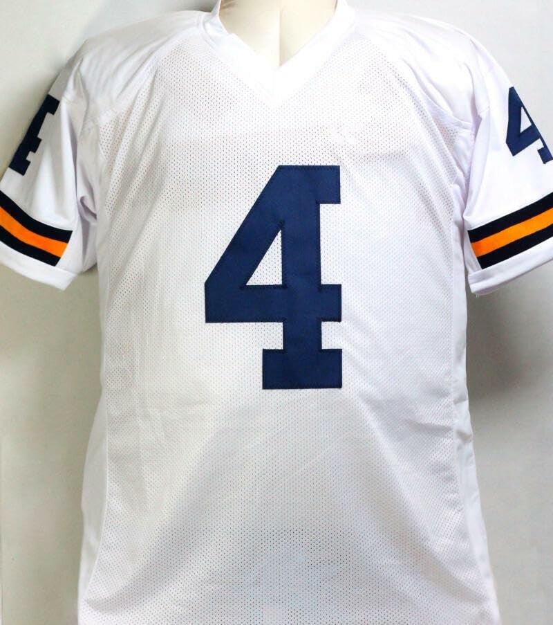 Nico Collins Autographed White Custom Jersey