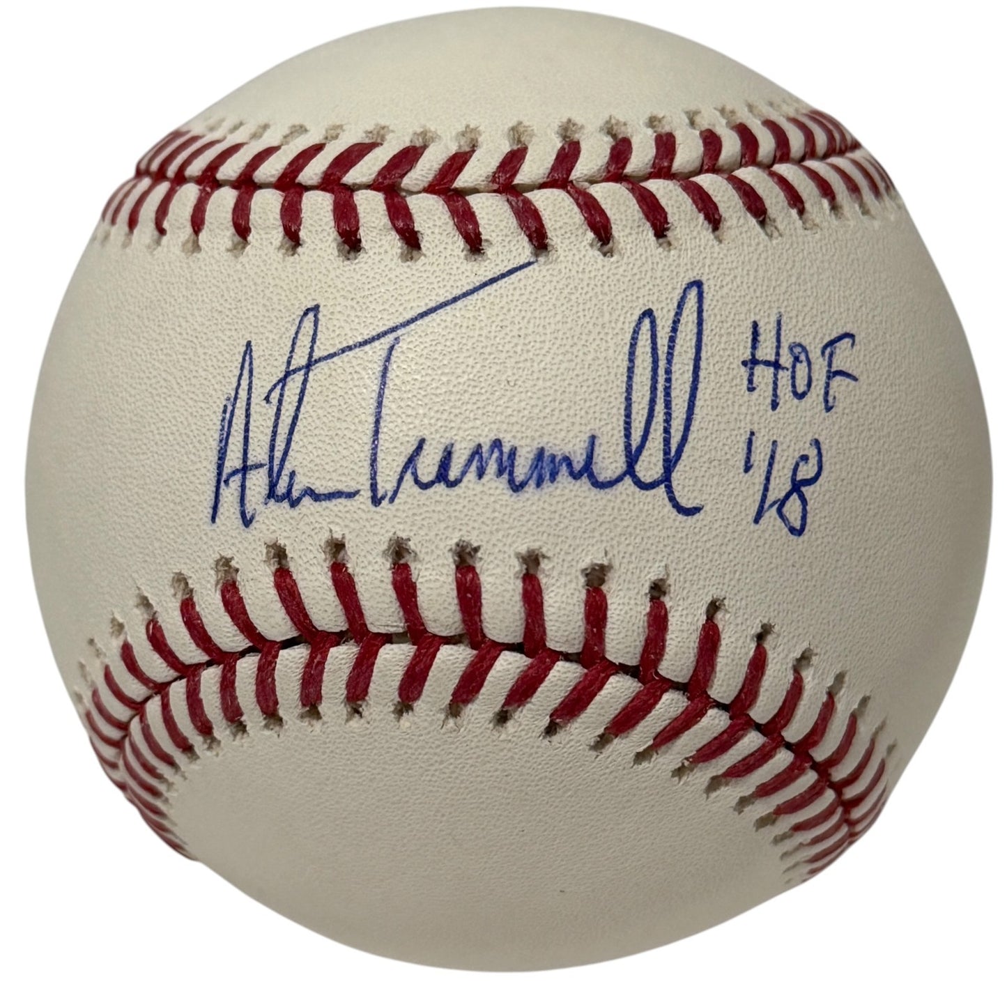 Alan Trammell Signed Detroit Tigers Official MLB Baseball (HOF 18) JSA