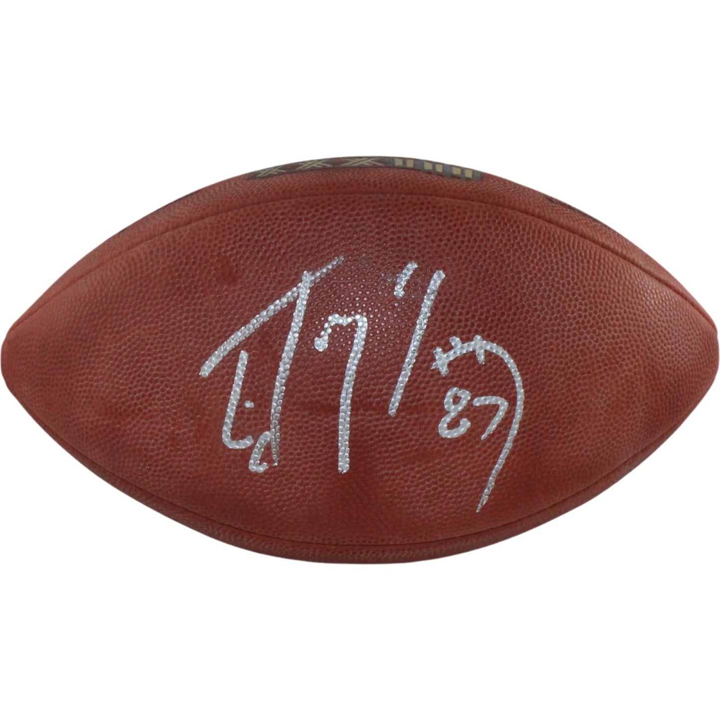 Ed McCaffrey Signed Denver Broncos SB XXXIII Wilson Football (Deflated)