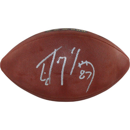 Ed McCaffrey Signed Denver Broncos SB XXXIII Wilson Football (Deflated)