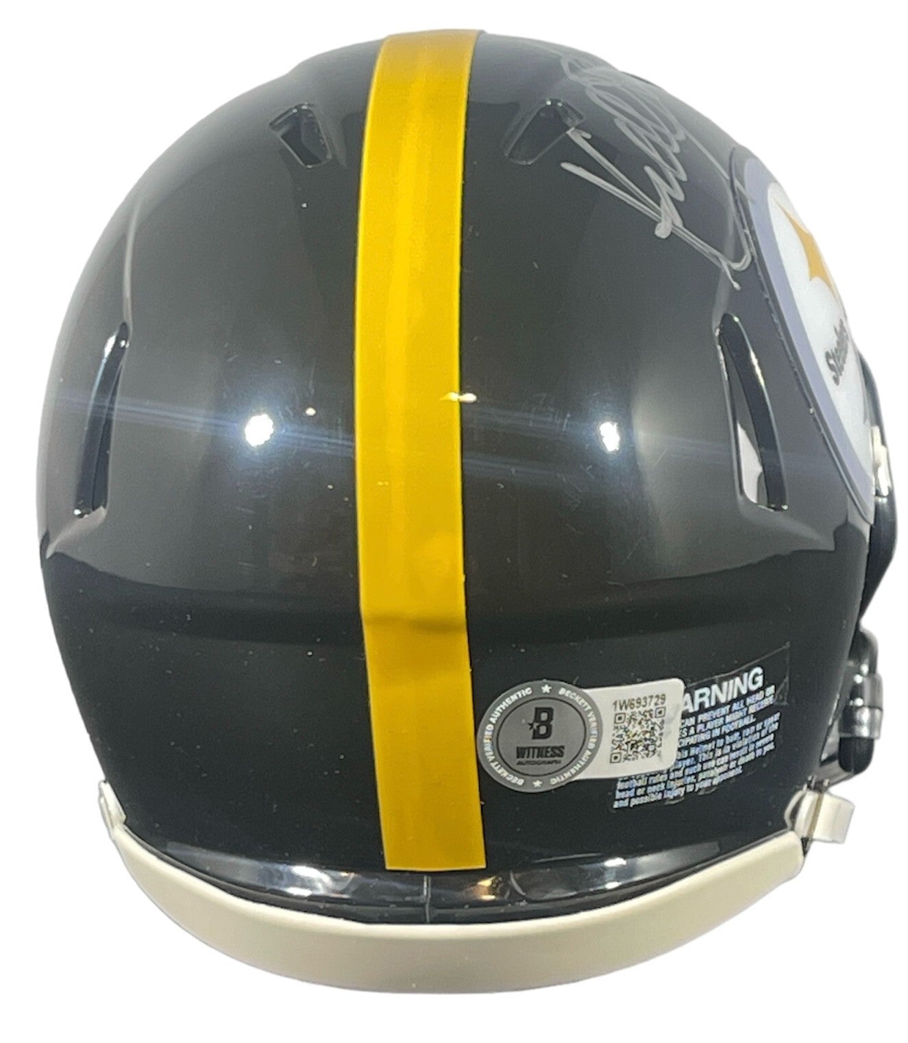 Kordell Stewart Signed Pittsburgh Steelers Speed Mini Helmet "Slash" BAS