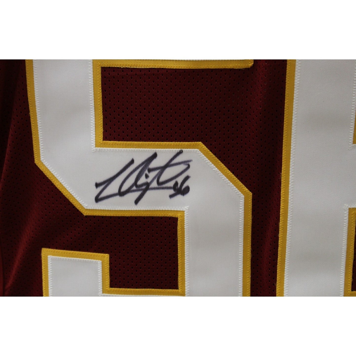 Lavar Arrington Autographed Pro Style Football Jersey (JSA)