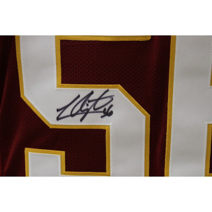 Lavar Arrington Autographed Pro Style Football Jersey (JSA)