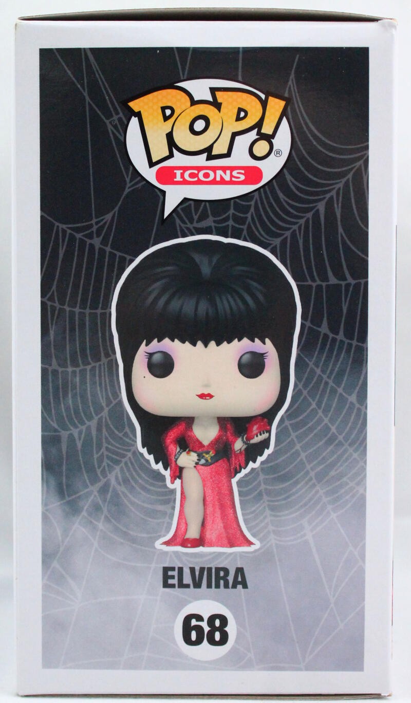 Cassandra Peterson Signed Elvira Funko Pop Figurine #68