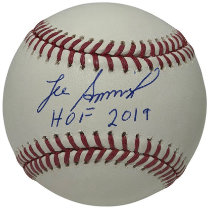 Lee Smith Signed Rawlings Official MLB Baseball HOF 2019 JSA Witness