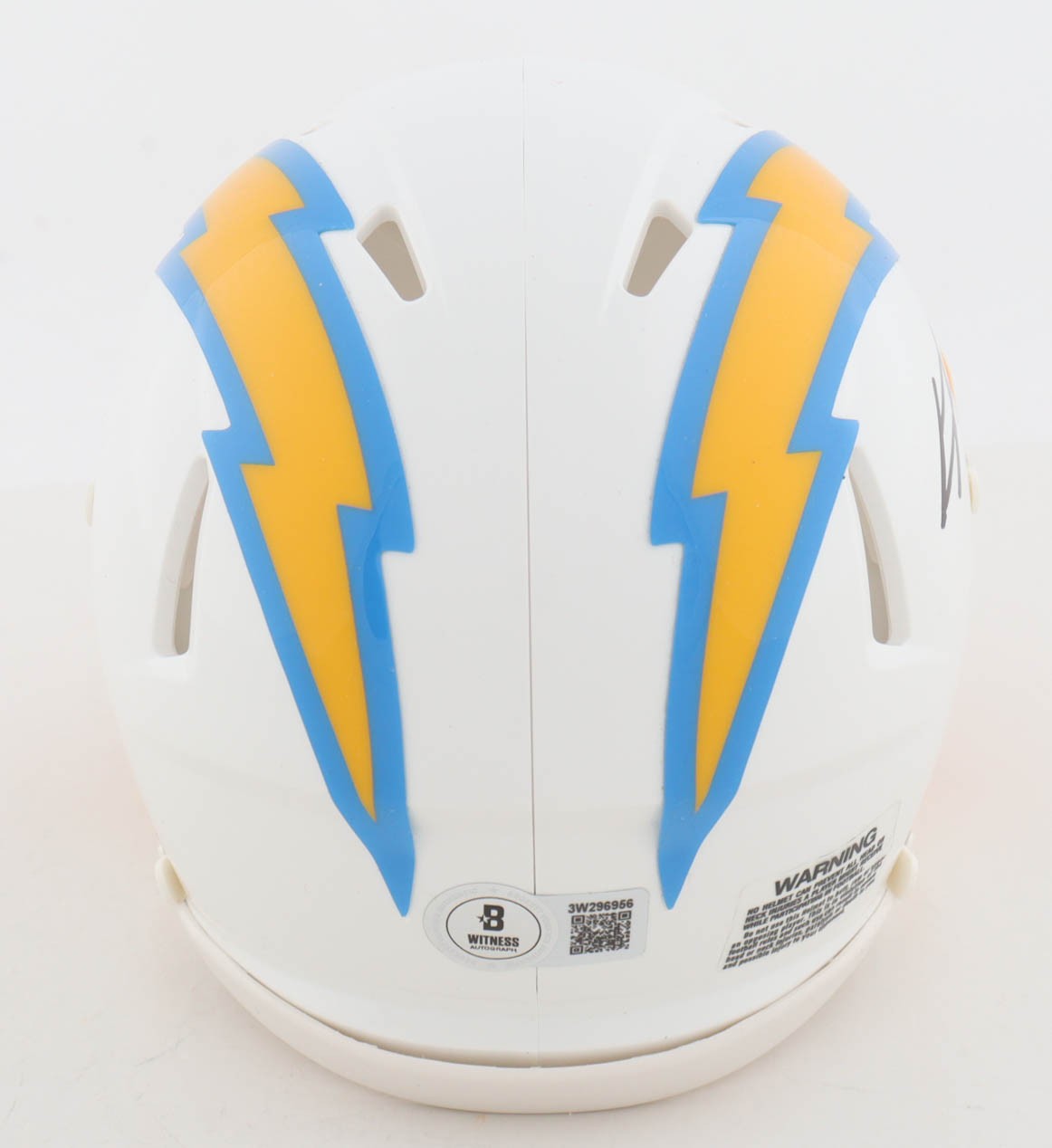 Tuli Tuipulotu Autographed Los Angeles Chargers Mini Helmet