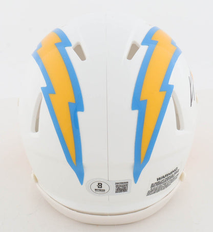 Tuli Tuipulotu Autographed Los Angeles Chargers Mini Helmet